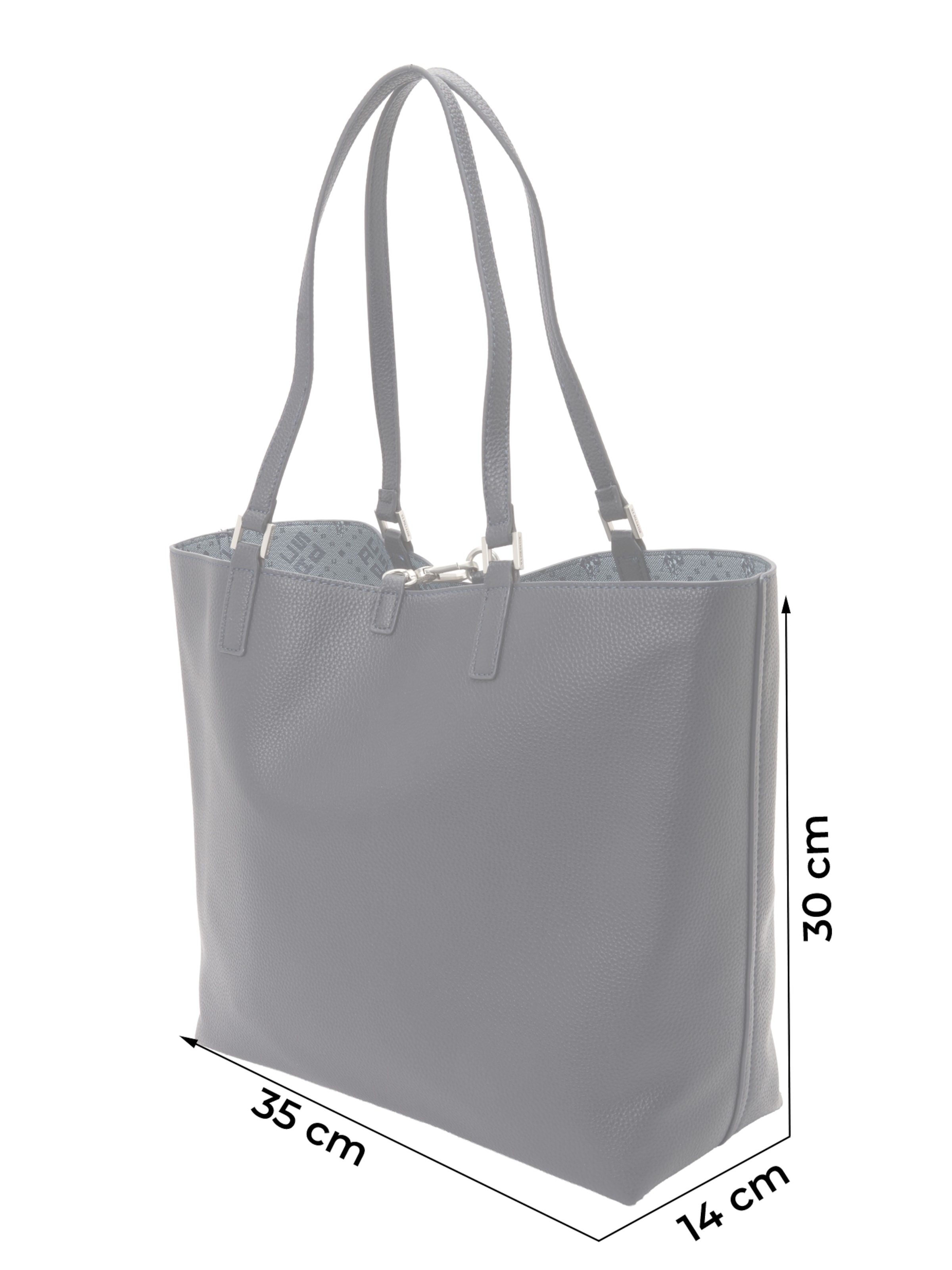 U.S. POLO ASSN. Shopper táska - kék: elől