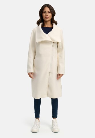 Cappotto di mezza stagione 'Samtrose' di NAVAHOO in bianco: frontale