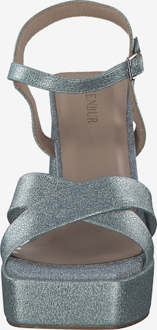 MENBUR Strap Sandals in Silver