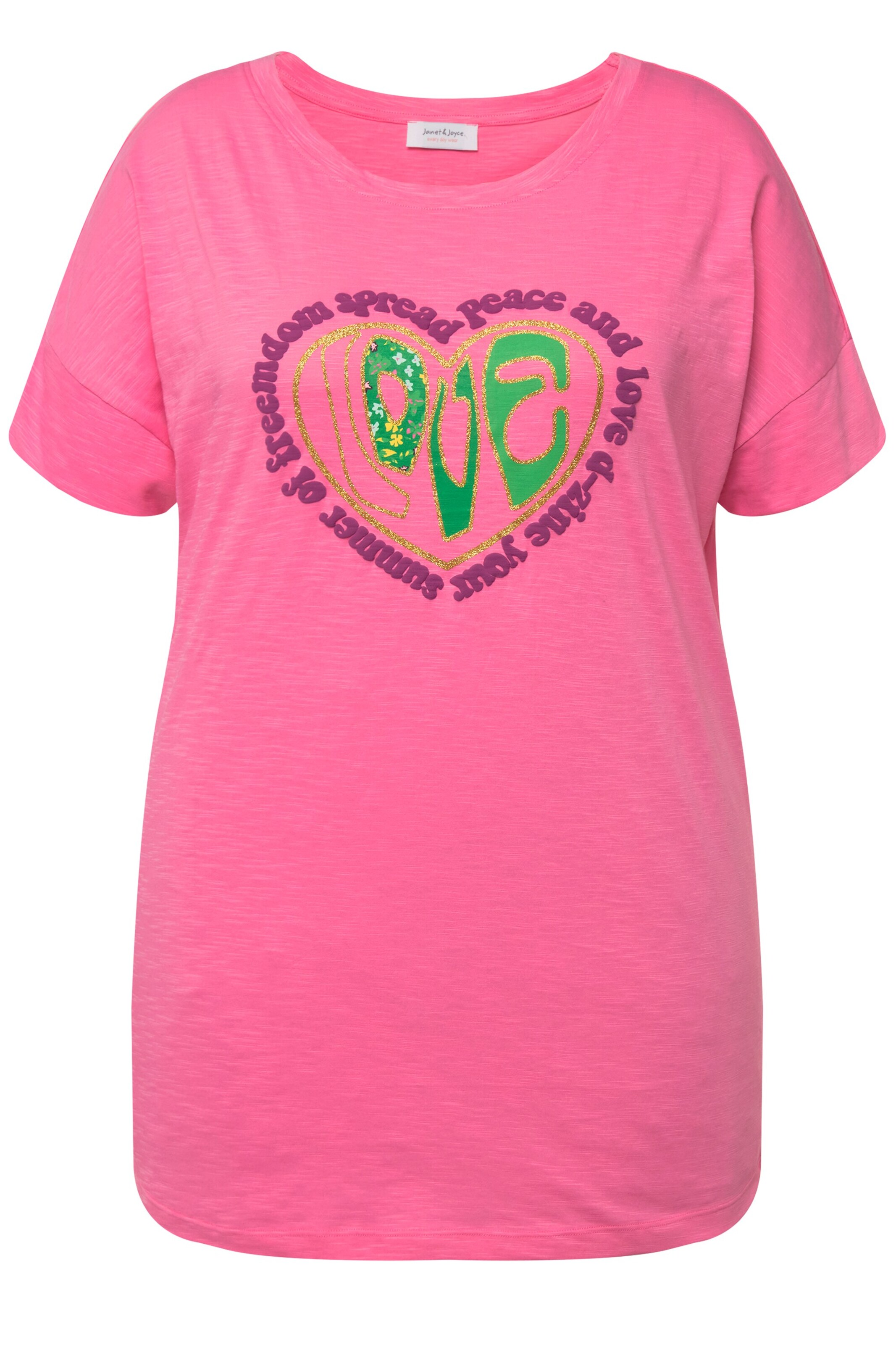 Janet & Joyce Shirt in Pink: front