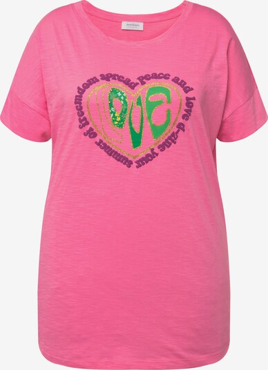 Janet & Joyce Shirt in grün / lila / pink, Produktansicht