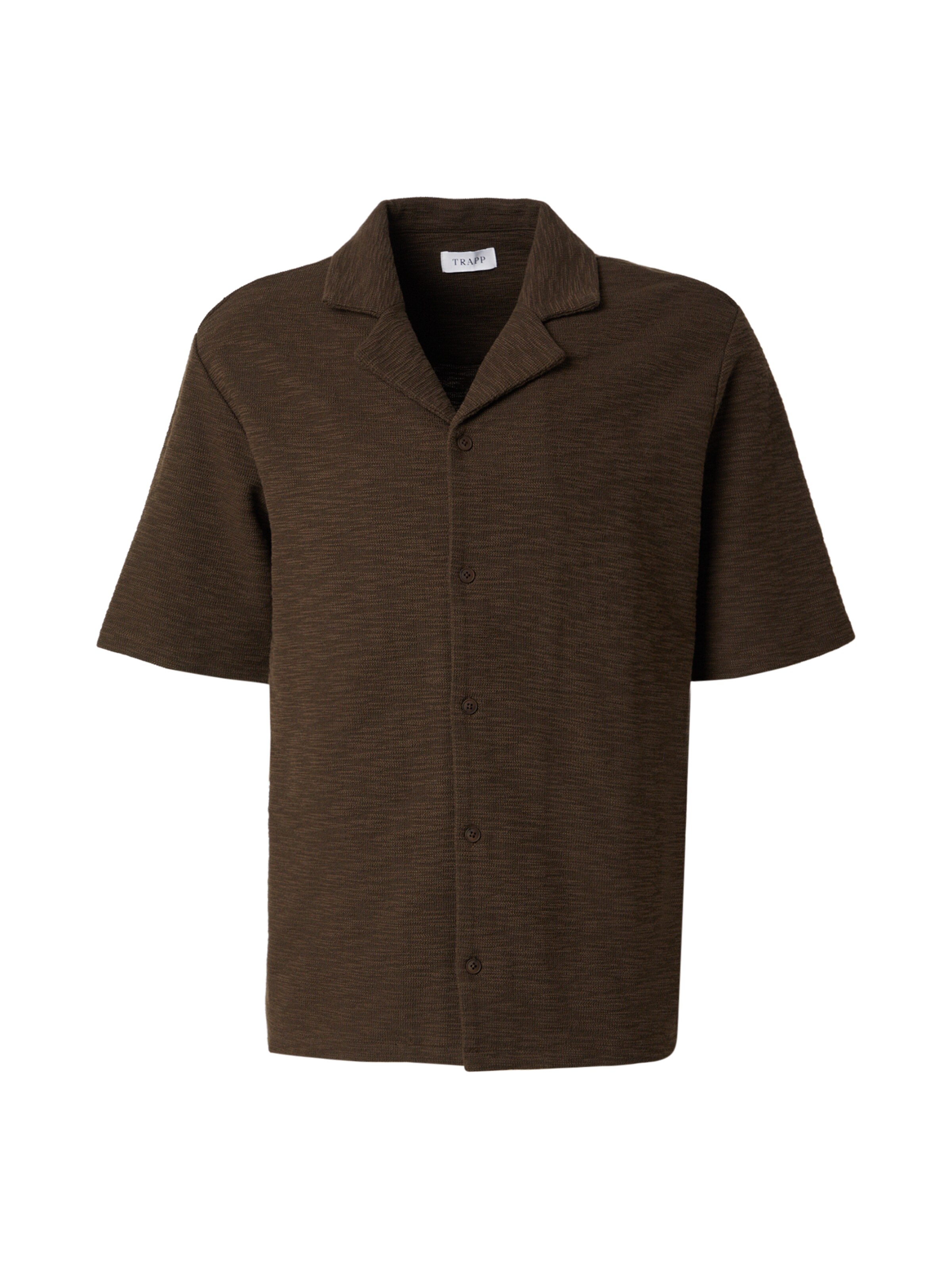 Cămașă TRAPP pe maro, Vizualizare produs