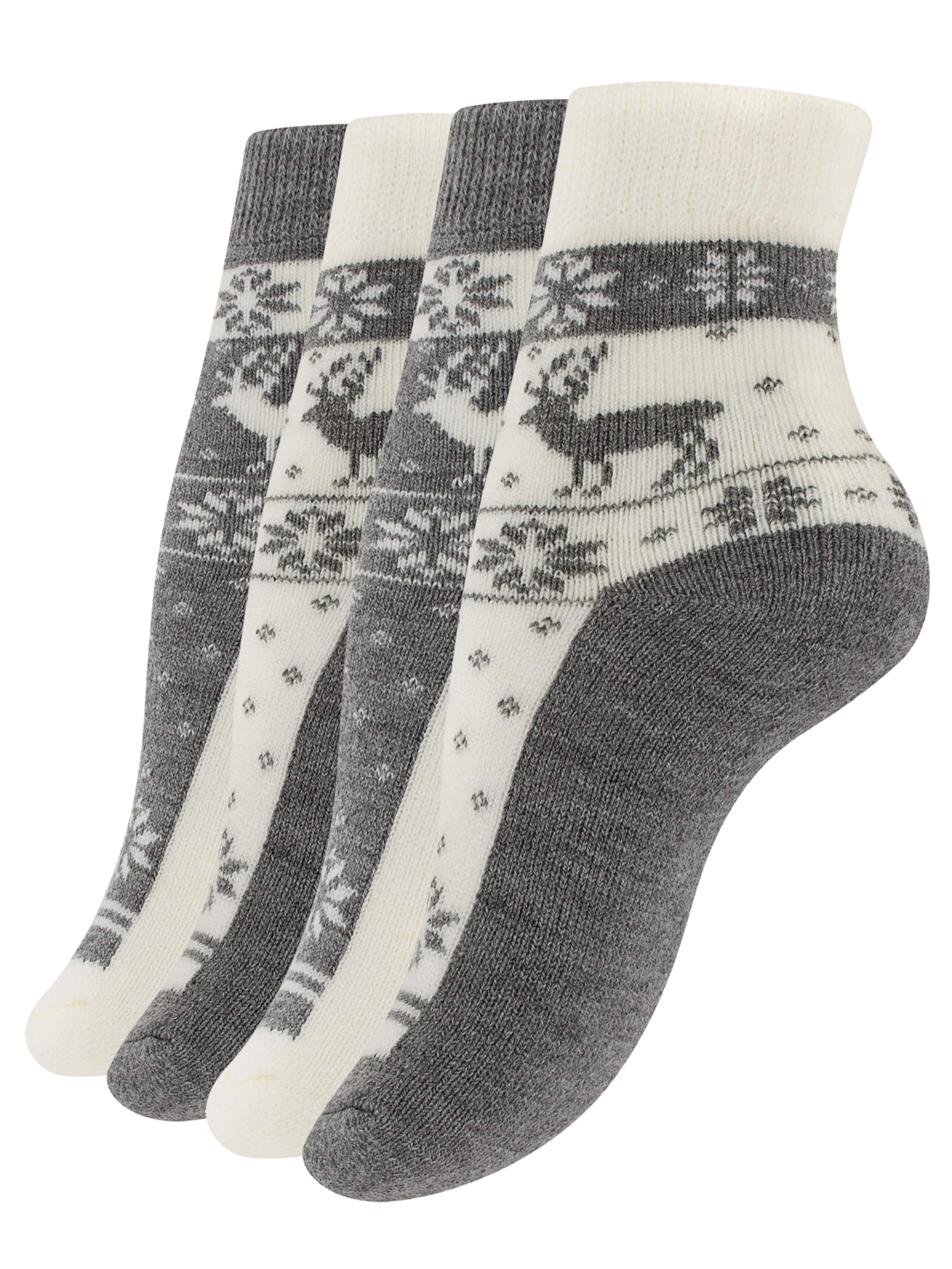 Chaussettes Yenita en gris : devant