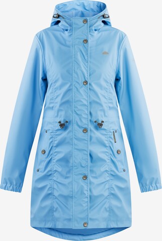 Schmuddelwedda Raincoat in Blue: front