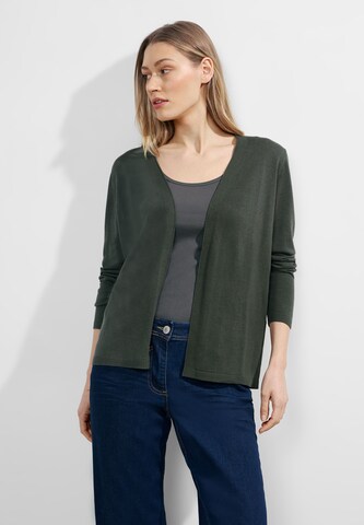 CECIL Knit Cardigan in Green: front