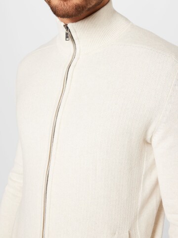 TOM TAILOR Knit Cardigan in White