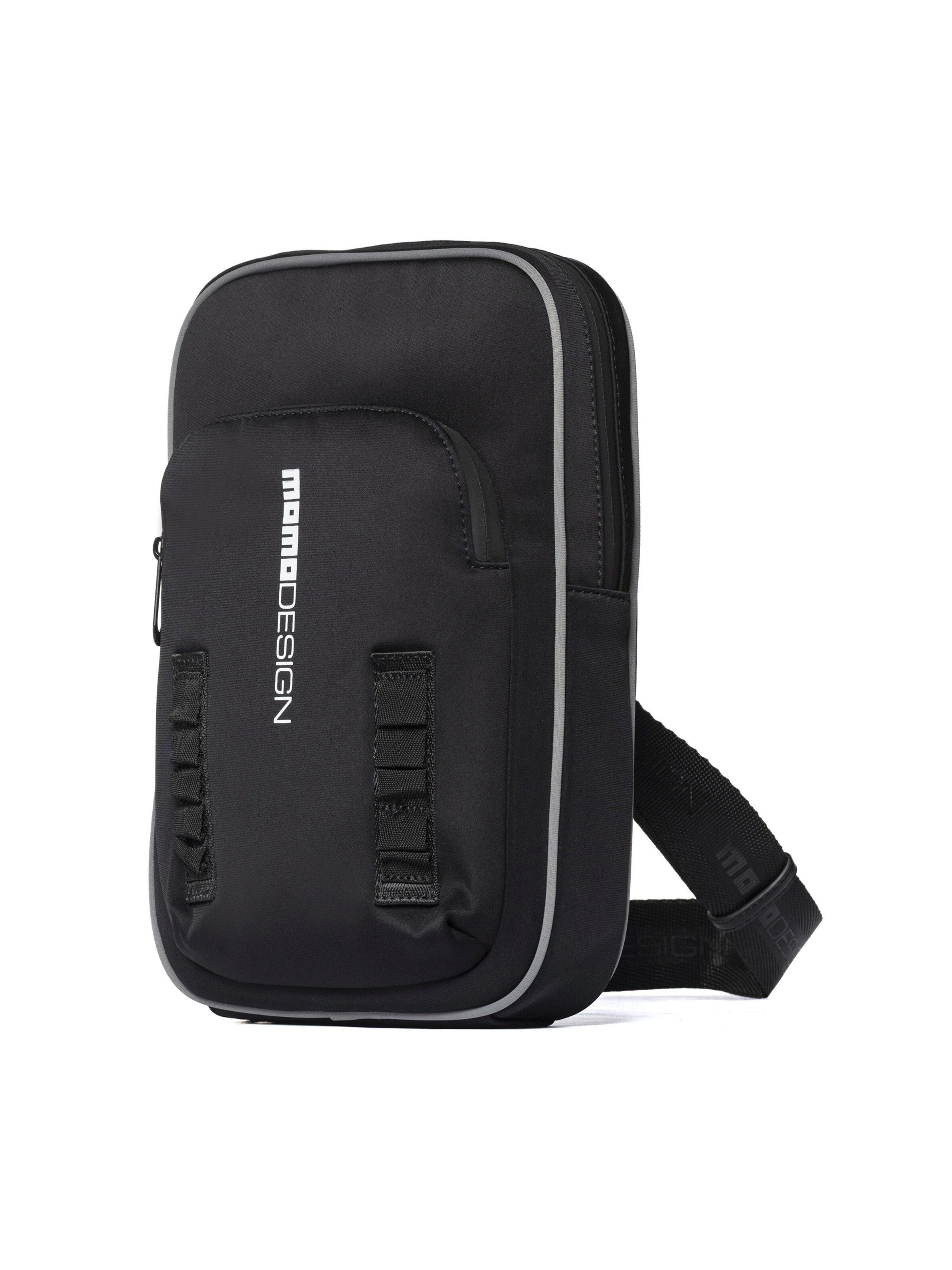 Borsa a tracolla 'Borsa a Tracolla Momo Design Tracollina Nera Polyurethane Uomo' di Momo Design in nero