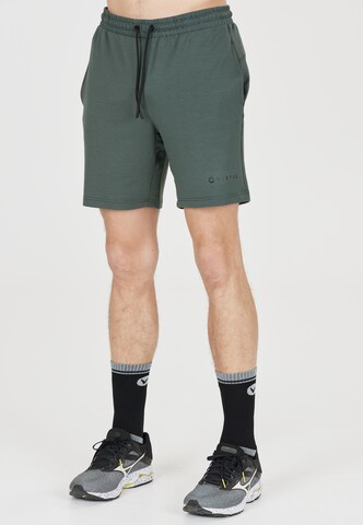 Virtus Regular Workout Pants 'Patrick V2' in Green: front