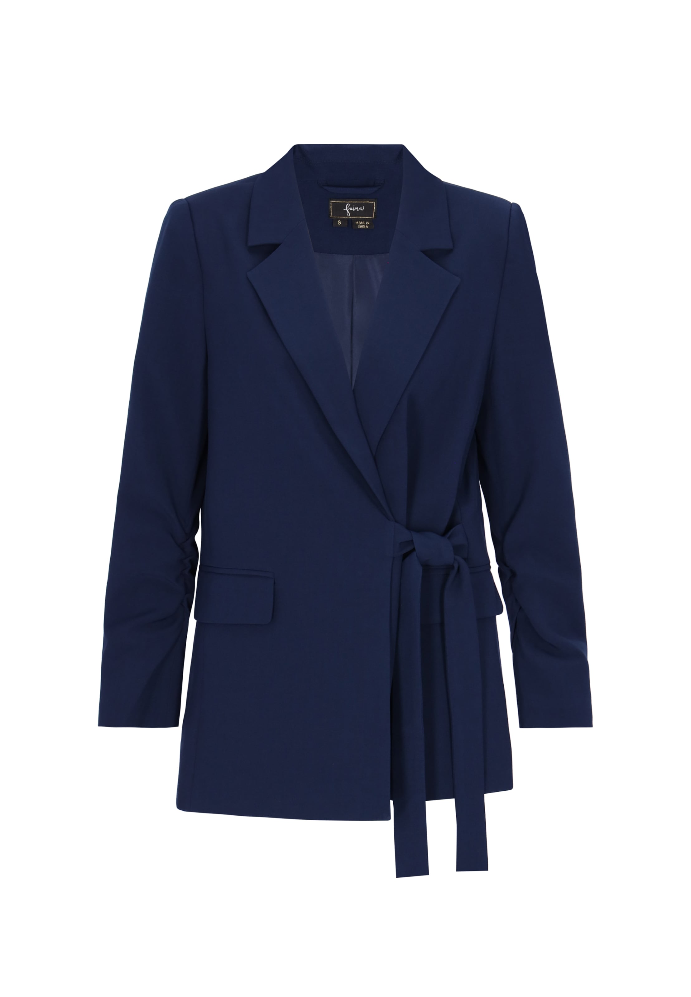 Blazer 'Festive' faina en bleu : devant