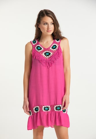 IZIA Summer Dress in Pink: front