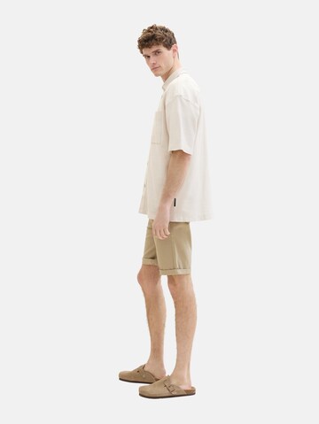 TOM TAILOR Regular Shorts in Braun