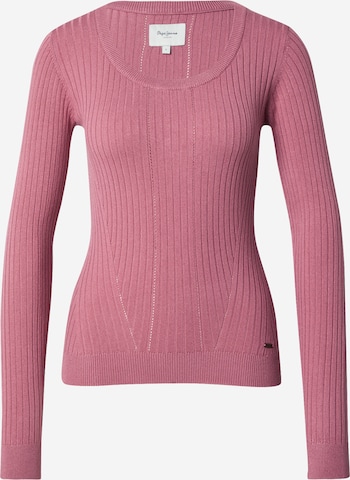 Pull-over Pepe Jeans en rose : devant