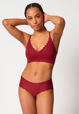 Skiny Bralette Bra 'Micro Lovers' in Red: front