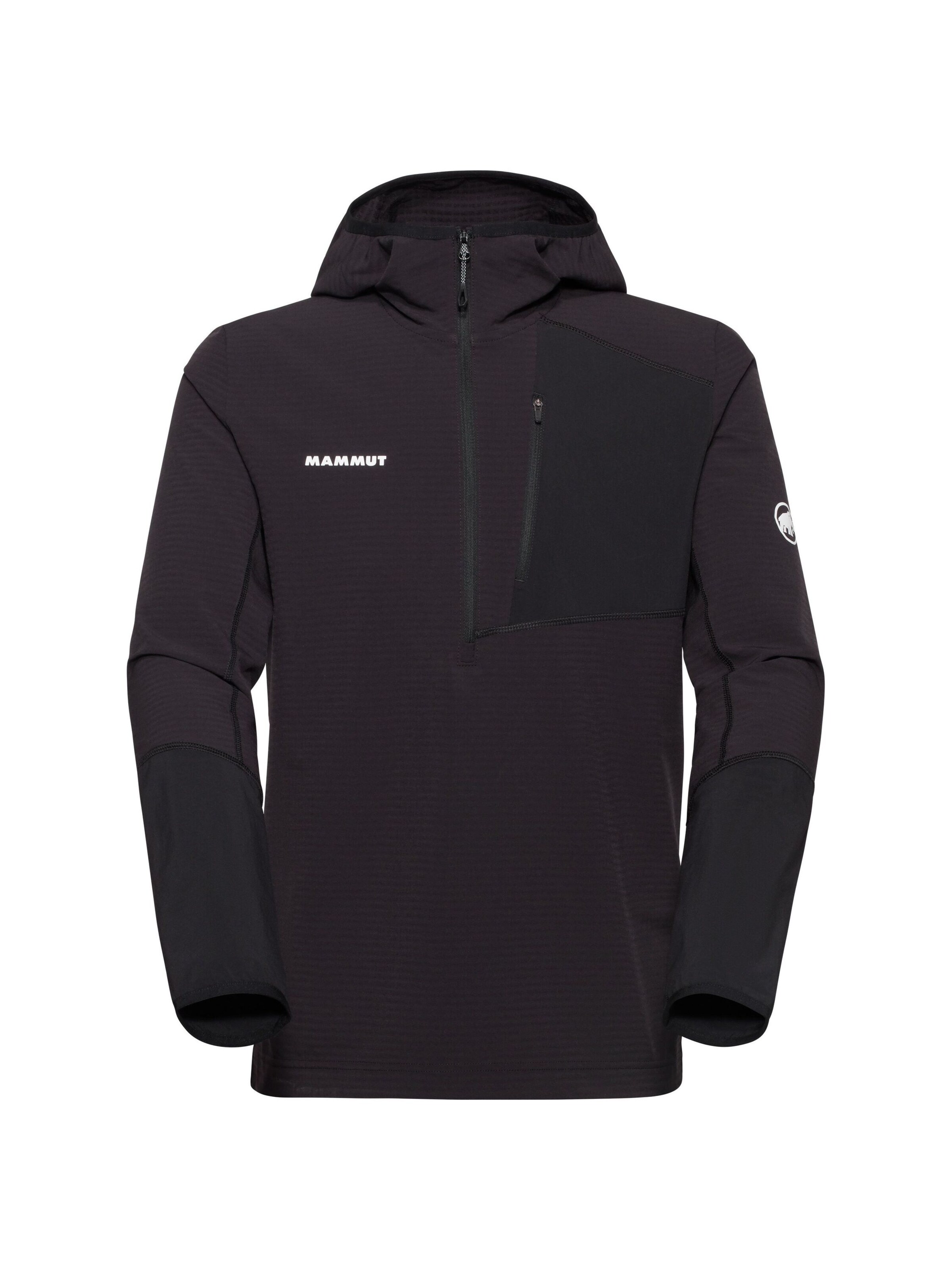 MAMMUT Sportpullover ‘Madris Light' in Schwarz: Vorderseite