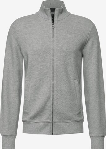 Street One MEN Sweatjacke in Grau: predná strana