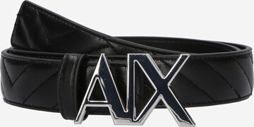 ARMANI EXCHANGE Belt in Black: front