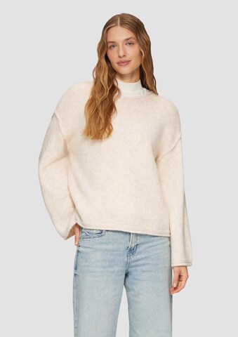 s.Oliver Sweater in Beige: front