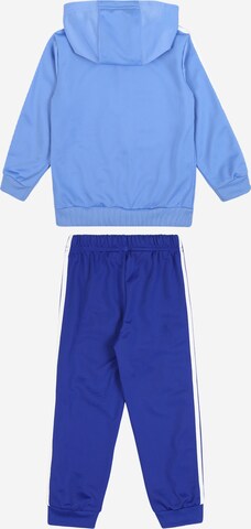 ADIDAS SPORTSWEAR Облекло за трениране 'Essentials Shiny ' в синьо