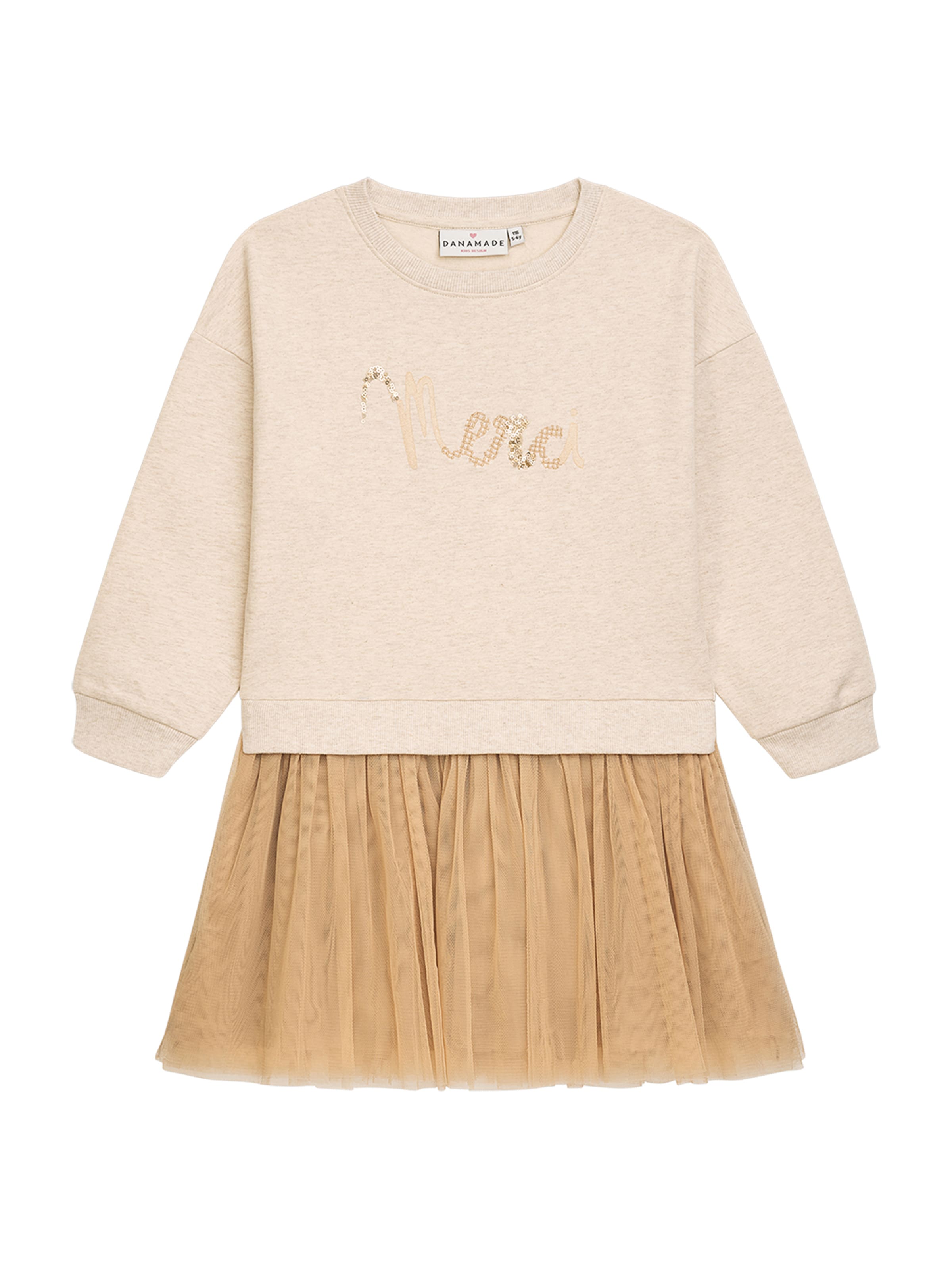 Danamade Платье в Бежевый: спереди