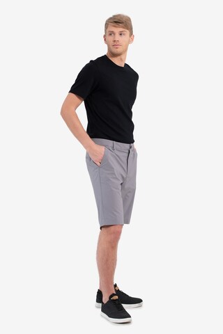 LUHTA Regular Chino trousers 'Hervanta' in Grey