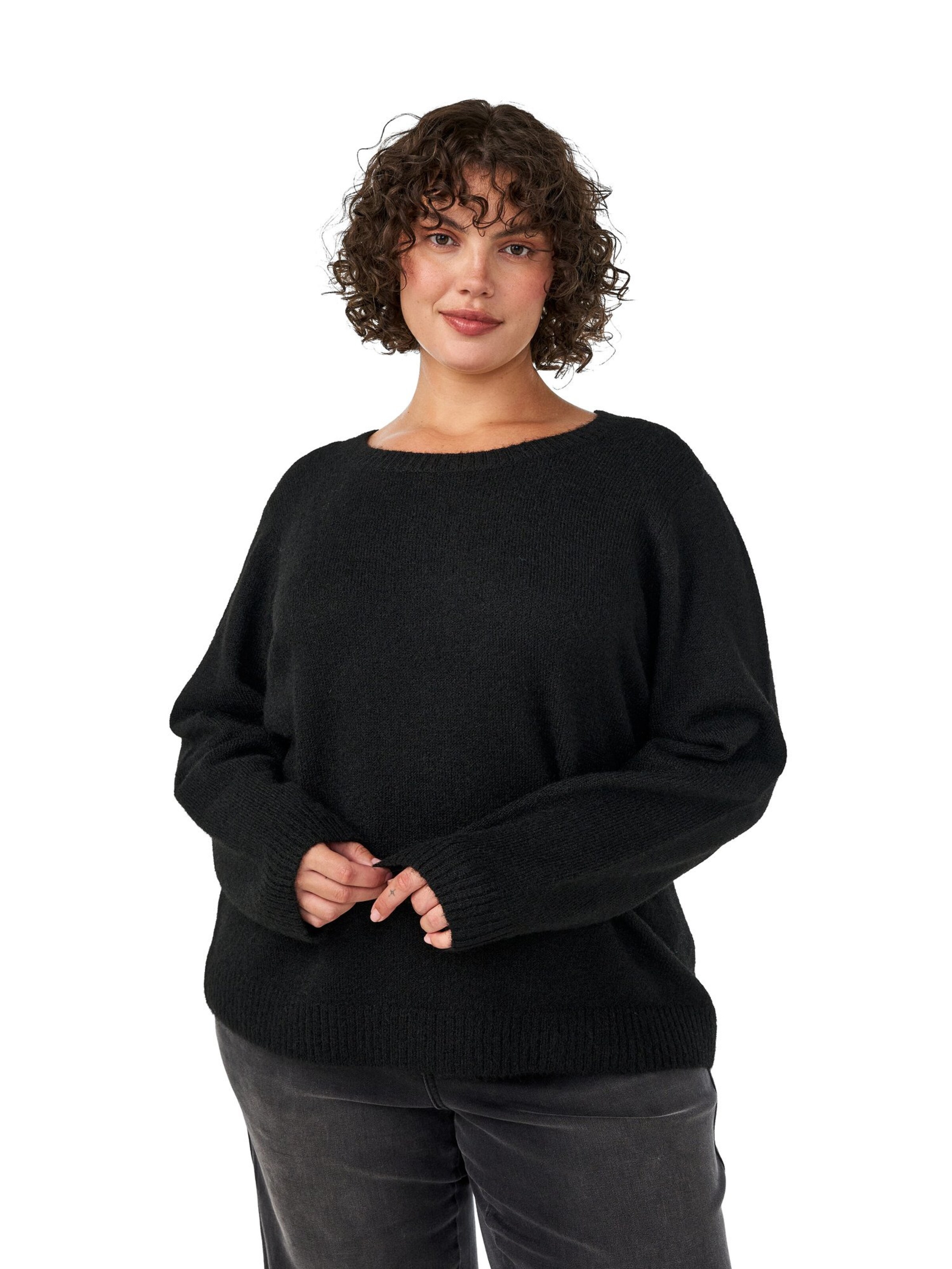Zizzi Pullover i sort: forside