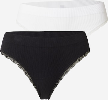 juoda Trendyol Biustjė Moteriškos kelnaitės: priekis