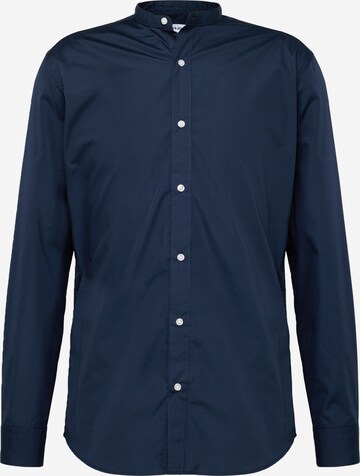 JACK & JONES Button Up Shirt 'JOE' in Blue: front