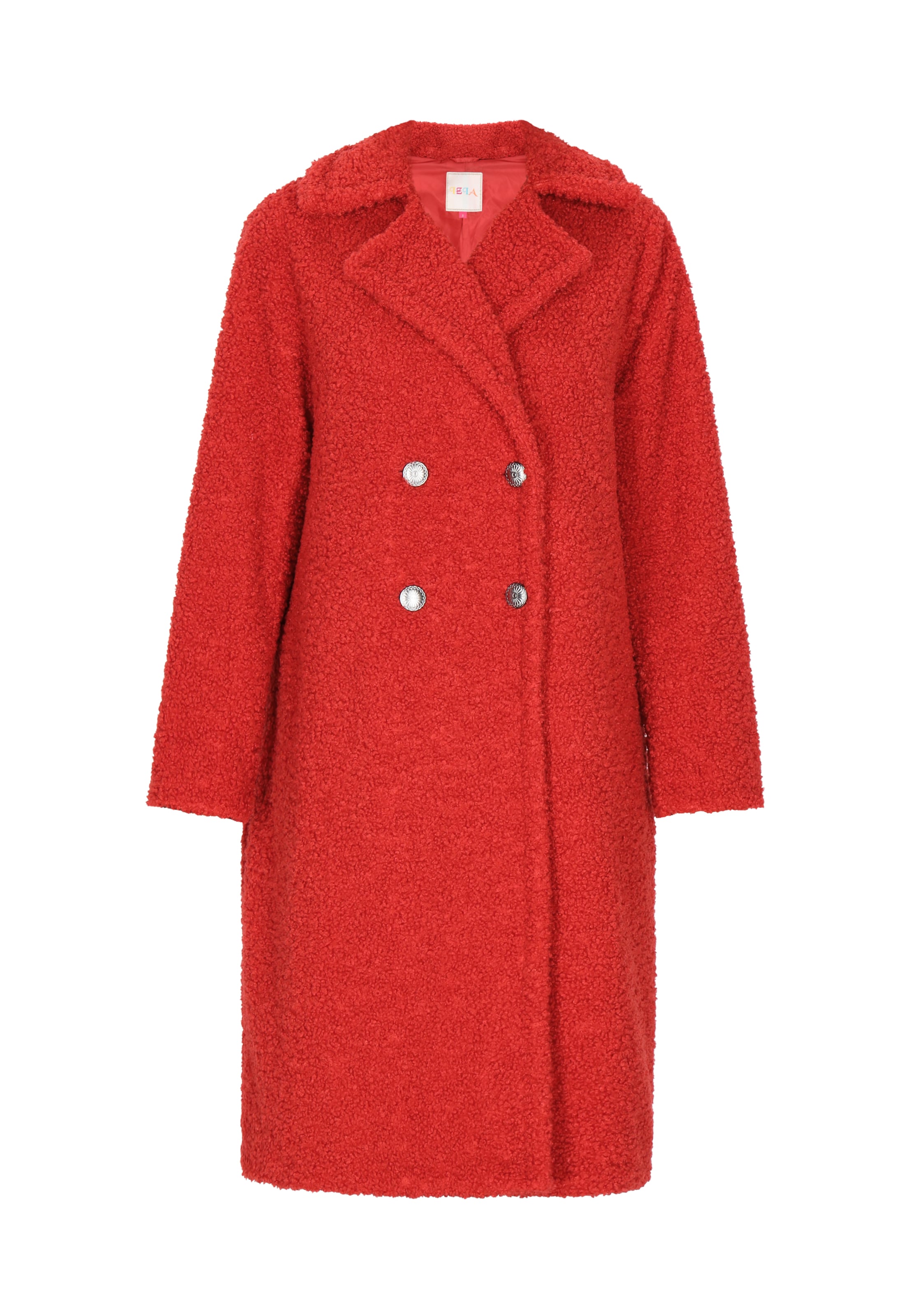 Cappotto di mezza stagione di IZIA in rosso: frontale