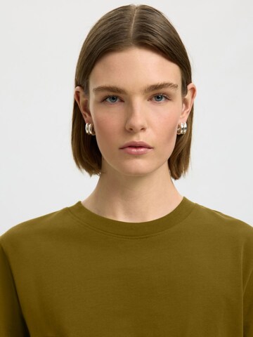 SELECTED Shirt 'SLFEssential' in Groen
