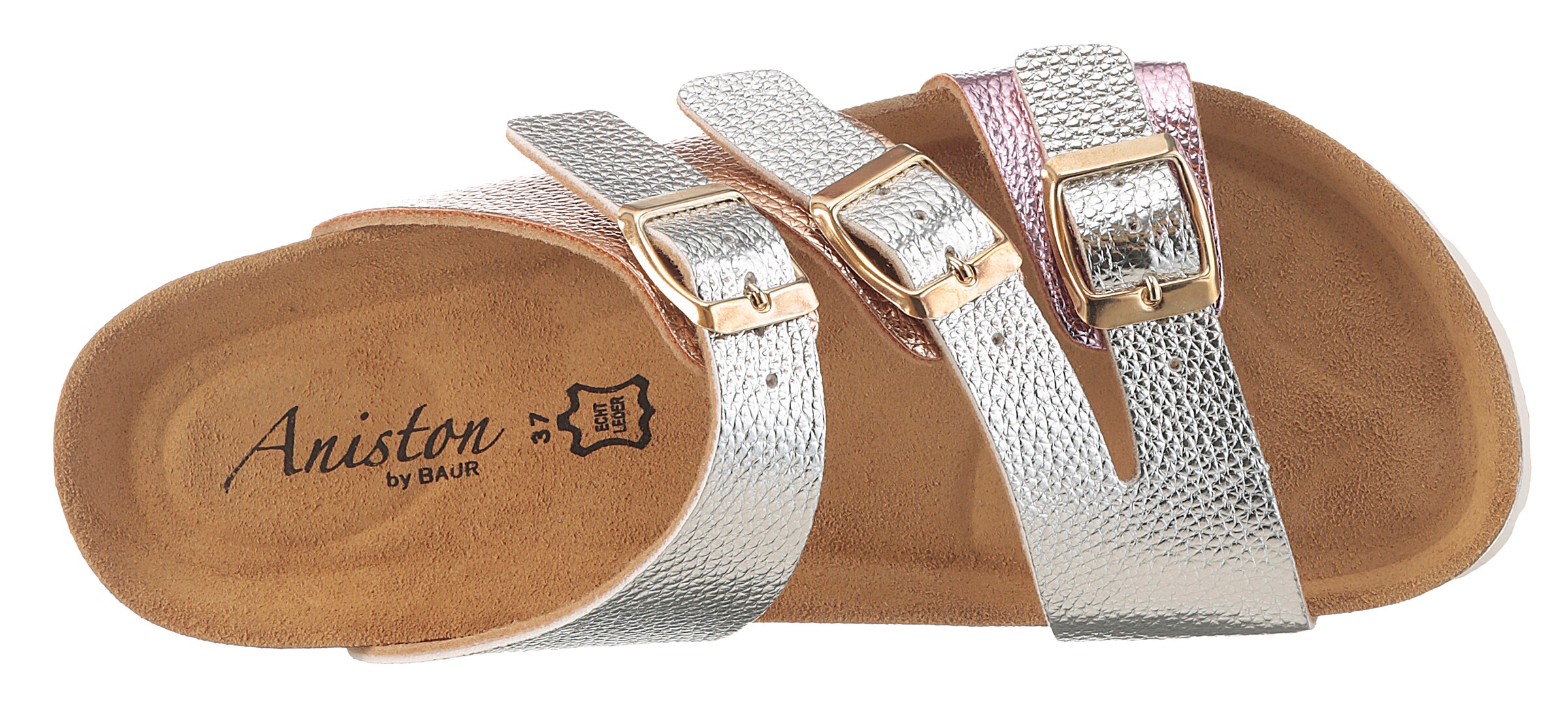 Aniston Mules in Silver