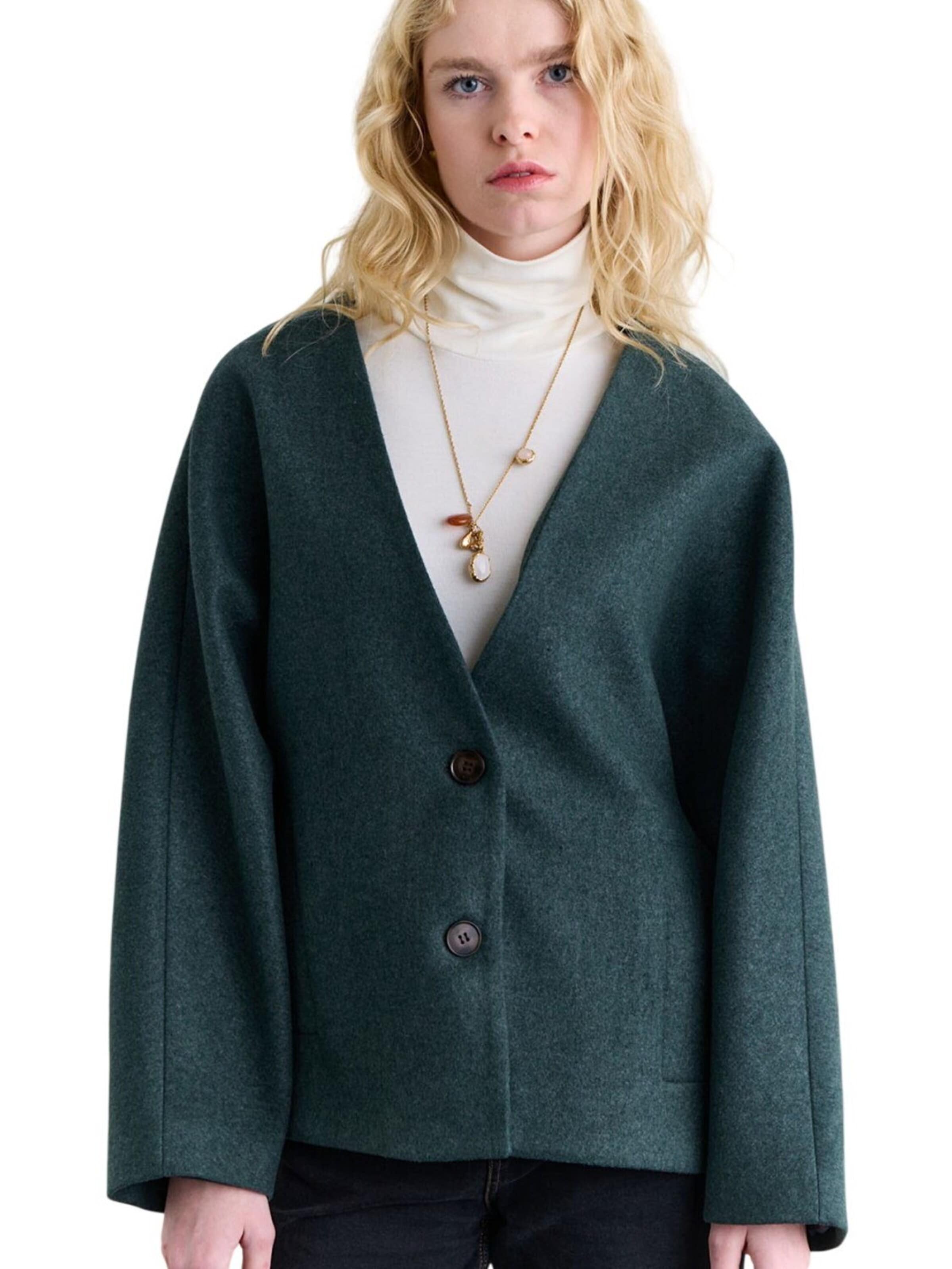 MANUKA Fleece jas in Groen