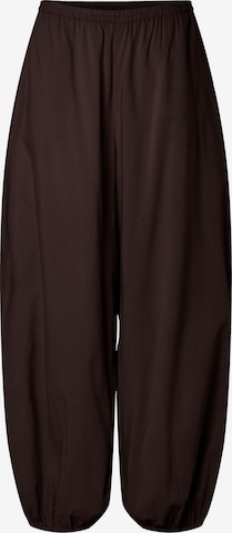 Barrel Pantaloni 'PCSmilla' di PIECES in marrone: frontale