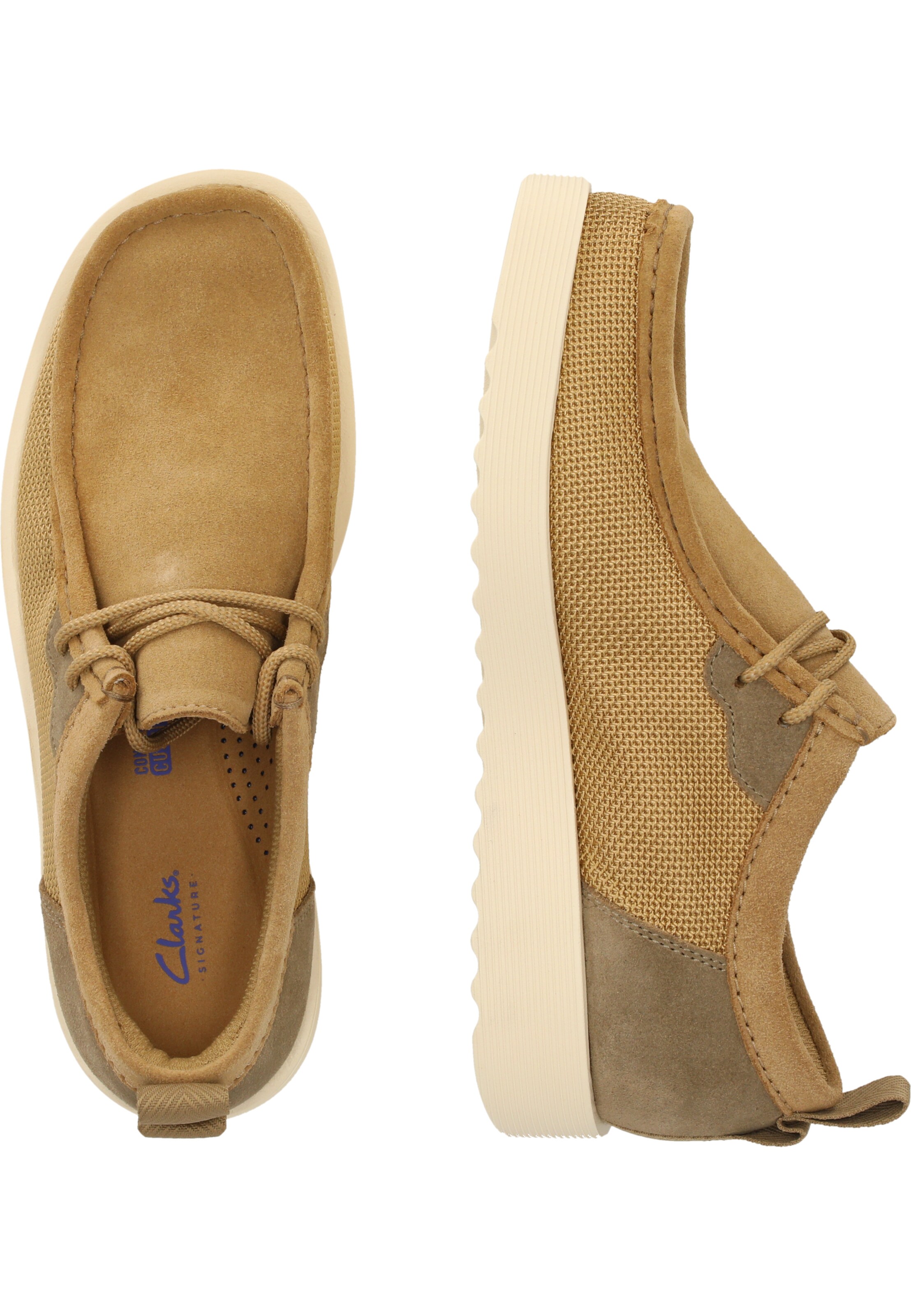 CLARKS Schnürschuhe Wallabee in Braun