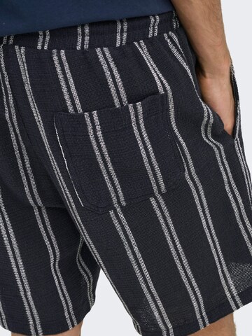 ONLY Baggy Trousers 'Trev' in Blue