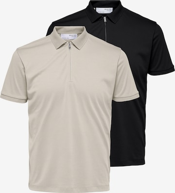 SELECTED Shirt 'Fave' in Brown: front