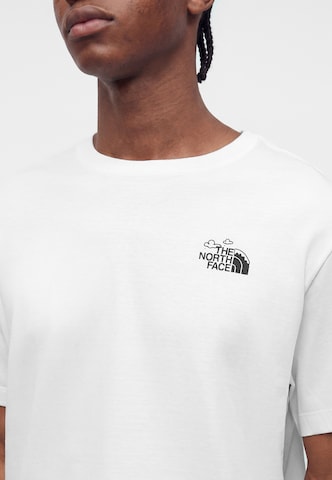 THE NORTH FACE Koszulka 'NAT HIGH SOCIETY' w kolorze biały