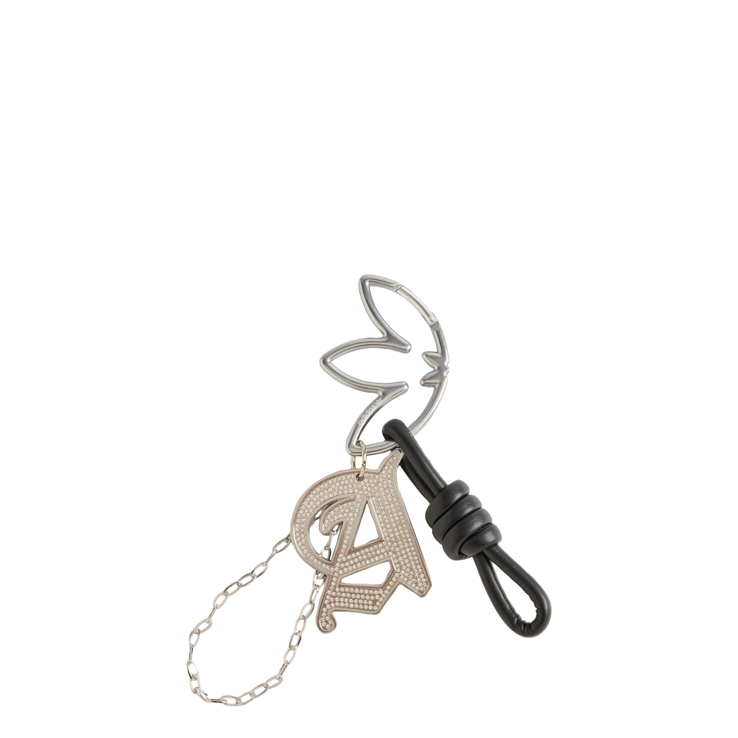 Porte-clés ADIDAS ORIGINALS en argent : devant