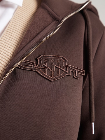Veste de survêtement GANT en marron
