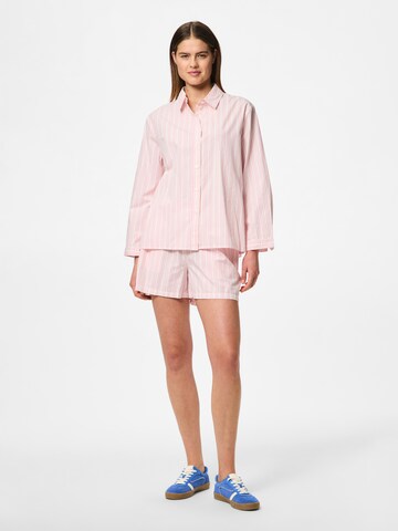 PIECES Bluse in Weiß