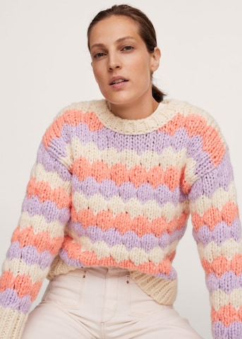 MANGO Sweater 'Crisblan' in Beige