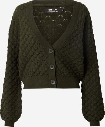 Cardigan ONLY en vert : devant