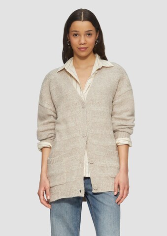 Cardigan QS en beige : devant