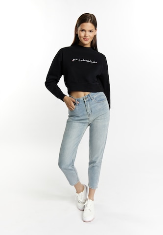 MYMO Sweatshirt 'Keepsudry' in Zwart