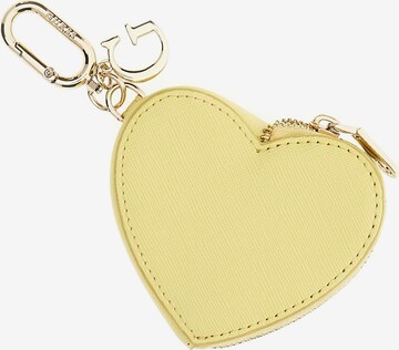 GUESS Key Ring in Yellow: front