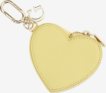 GUESS Key Ring in Yellow: front