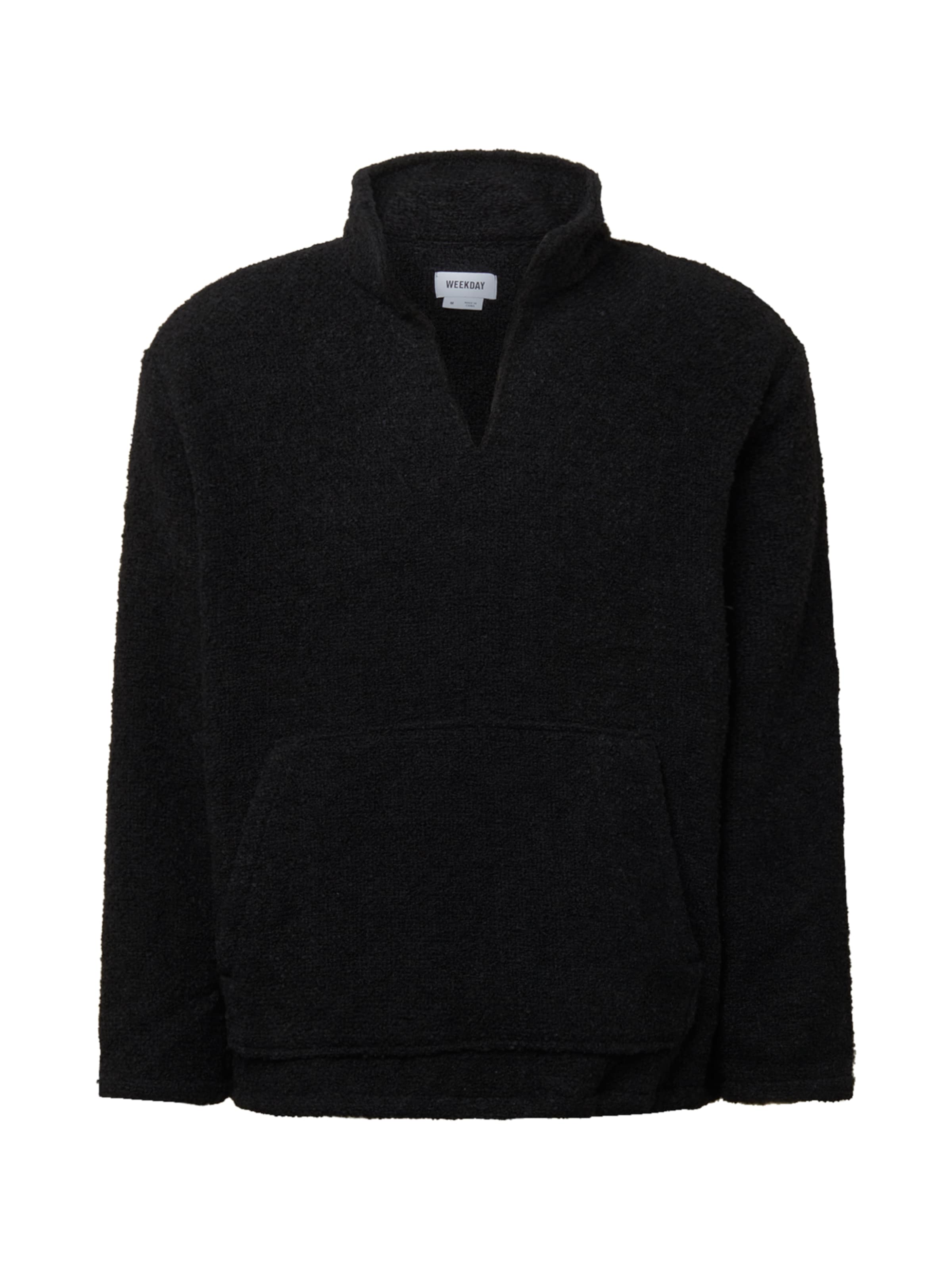 WEEKDAY Pullover in Schwarz: Vorderseite