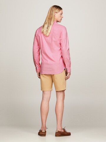 TOMMY HILFIGER Regular fit Button Up Shirt 'Oxford ' in Pink
