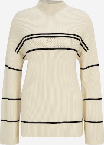 Vila Tall Sweater 'Ril' in Beige: front