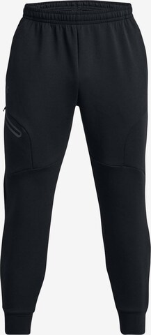 UNDER ARMOUR Tapered Sportsbukser 'Unstoppable' i sort: forside