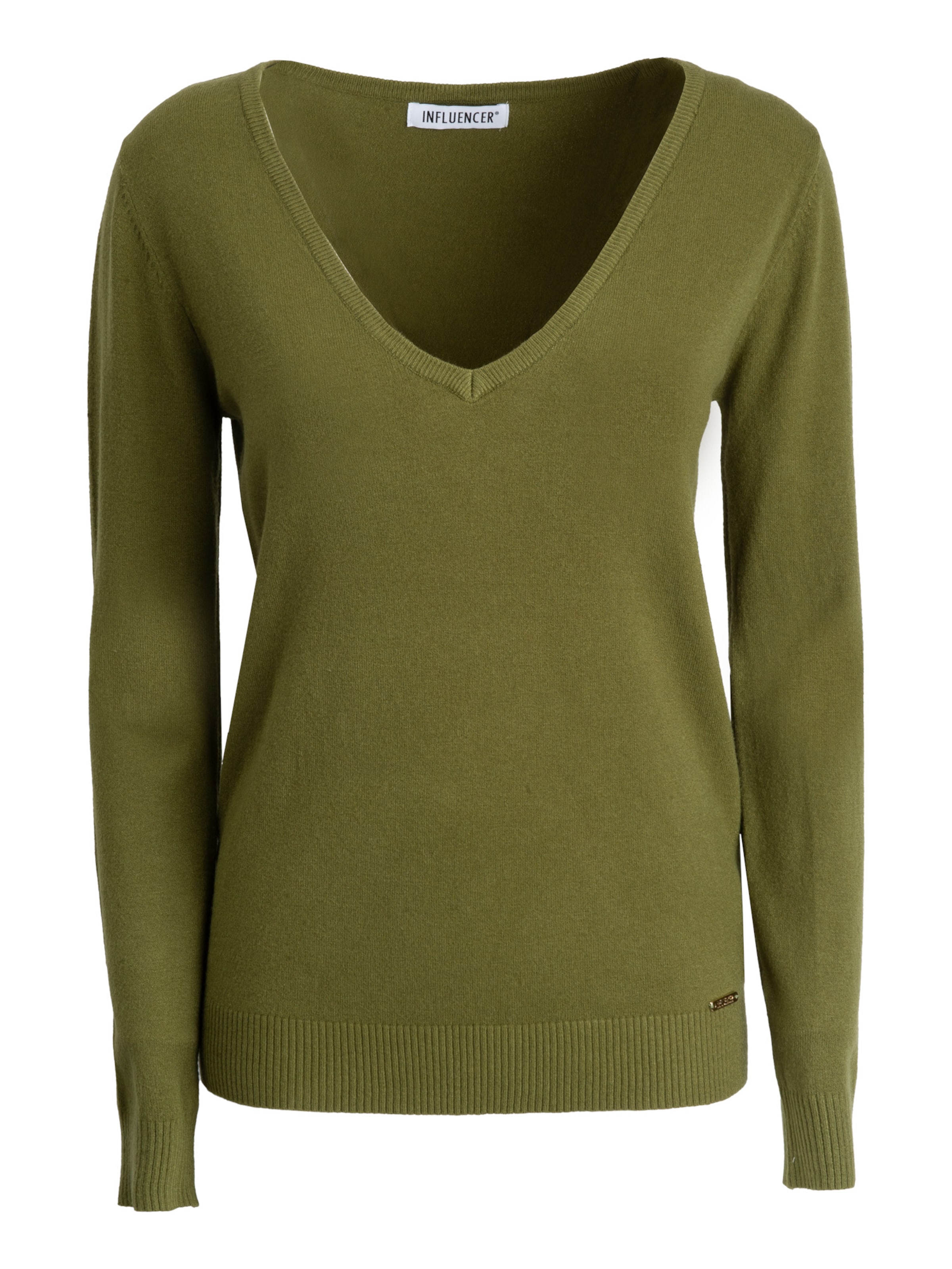 Influencer Sweater in Green: front
